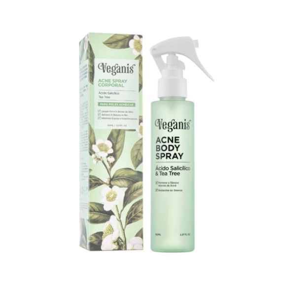 Spray Corporal Acné Salicílico & Tea Tree 150ml Veganis