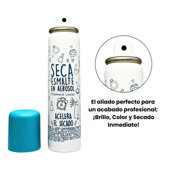 Seca Esmalte Aerosol Spray Rápido Secado 47g Thelma & Louise