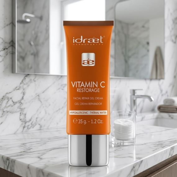 Crema Gel Facial Vitamina C Reparadora Restorage 35g Idraet