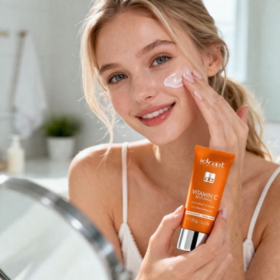 Crema Gel Facial Vitamina C Reparadora Restorage 35g Idraet
