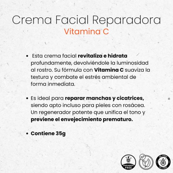 Crema Gel Facial Vitamina C Reparadora Restorage 35g Idraet