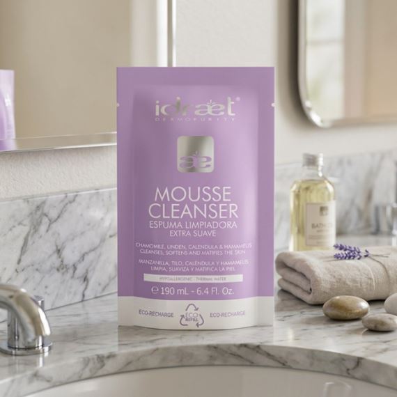Espuma Limpiadora Suave Mousse Cleanser Refill 190ml Idraet