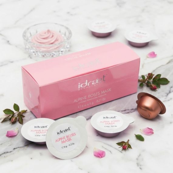 Pack X6 Máscaras Reparadoras Alpine Roses Mask 6g Idraet