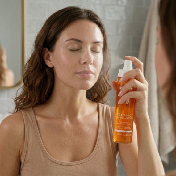 Loción Bruma Facial Vitamina C Revitalizante 95ml Idraet