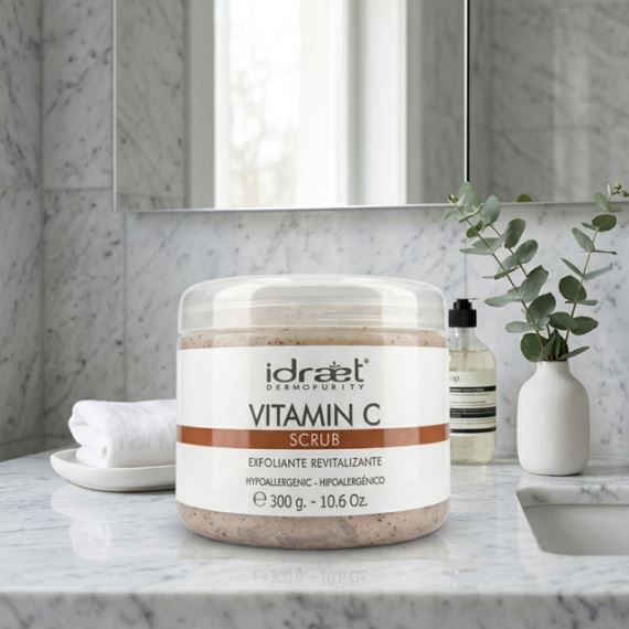 Exfoliante Facial Vitamina C Scrub Revitalizante 300g Idraet