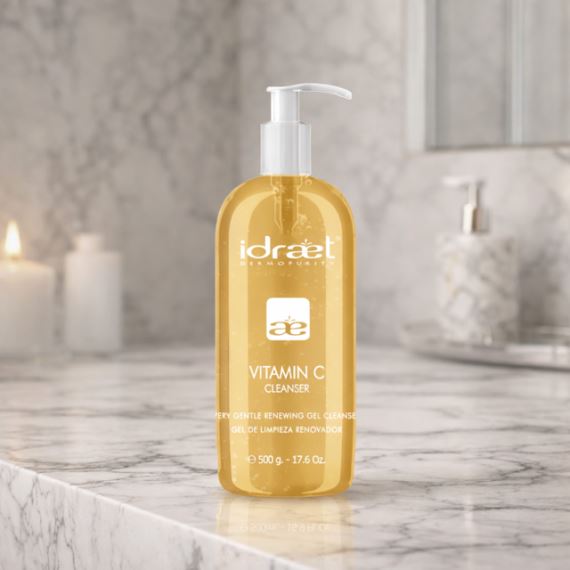 Gel de Limpieza Facial Renovador Vitamina C 500g Idraet