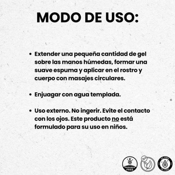 Gel de Limpieza Facial Renovador Vitamina C 500g Idraet