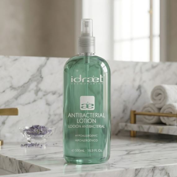 Loción Facial Antibacterial Aloe Vera Piel Sensible 500ml Idraet