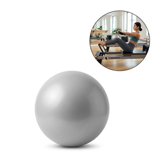 Pelota Suiza Esferodinamia Pilates Yoga Gym Fitness 25cm Gris Pvc