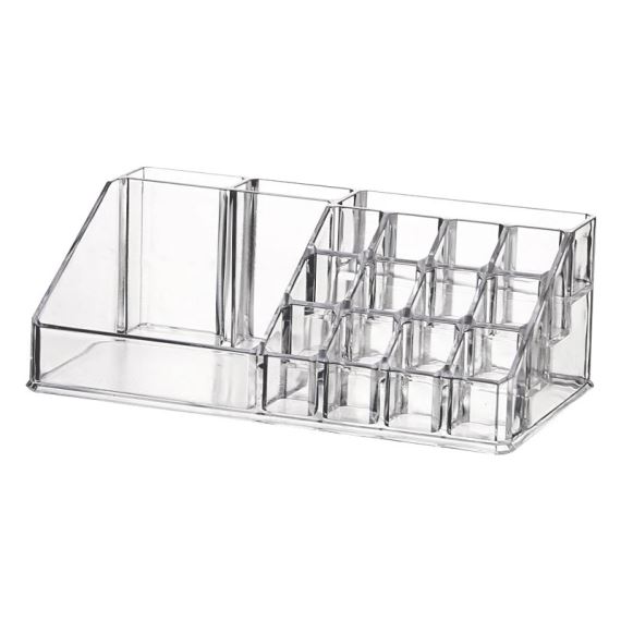 Organizador Mediano Make Up Cosmeticos 16 Espacios Acrilico 